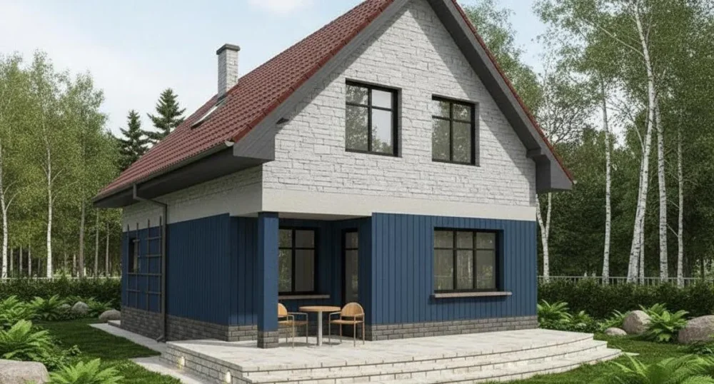 Проект Двухэтажный дом 5 на 11, 104 м2