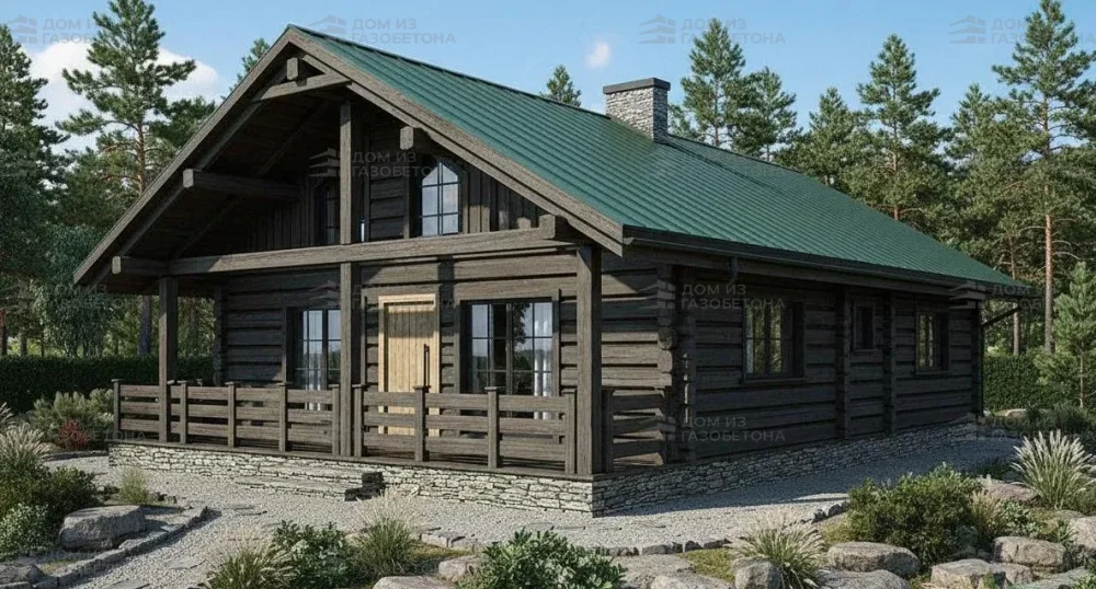 Проект Двухэтажный дом 9 на 15, 133 м2