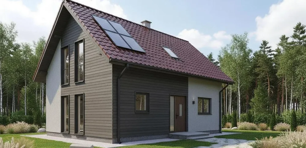 Проект Двухэтажный дом 11 на 11, 204 м2