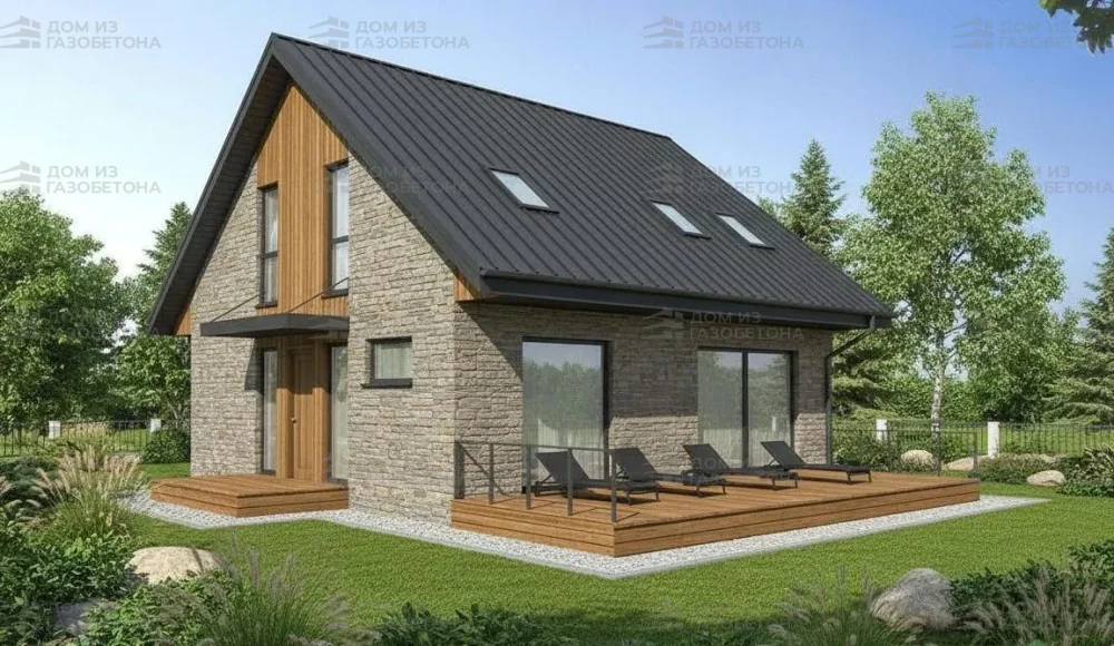 Проект Двухэтажный дом 9 на 14, 189 м2