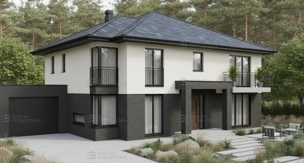 Проект Одноэтажный дом 14 на 19, 169 м2